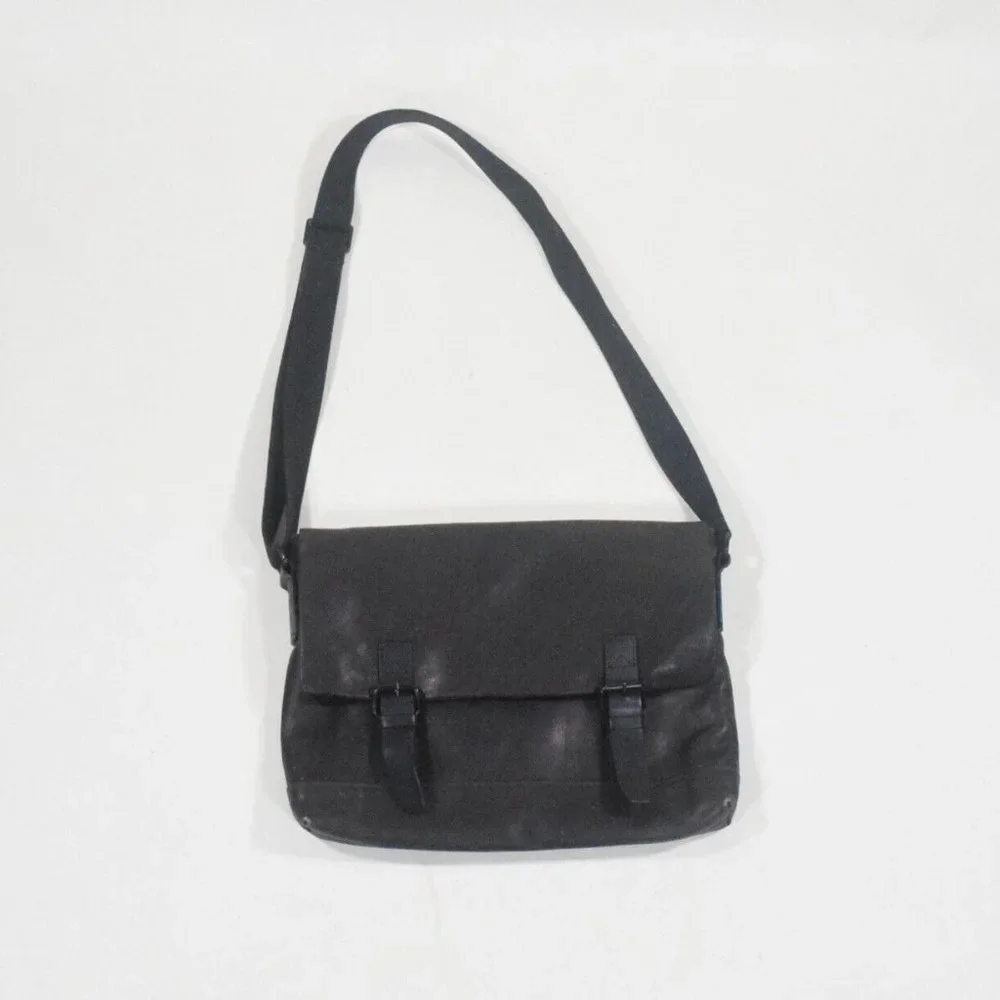 Kenneth Cole Dark Brown Leather Laptop Bag Satchel Briefcase
